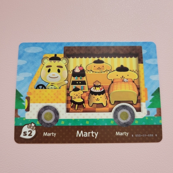 Animal Crossing Sanrio Amiibo Card Marty - Picture 1 of 2